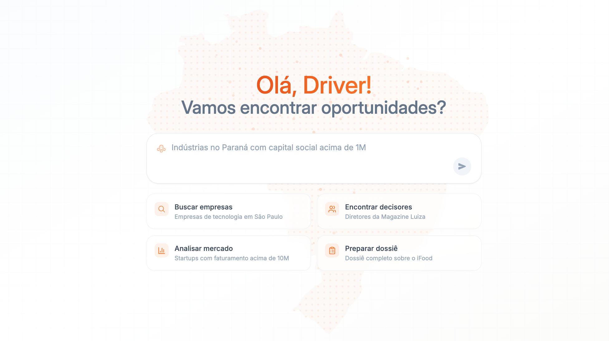 Interface do Mind — Agente GTM da Driva